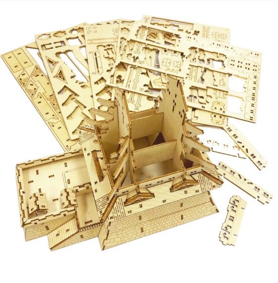 AZO525084 Azone wa-gu-mi Edo Castle (238 Pieces) Level 5