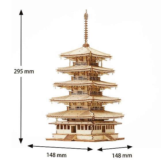 AZO525107 Azone wa-gu-mi Five Story Pagoda (301 Pieces) Level 5