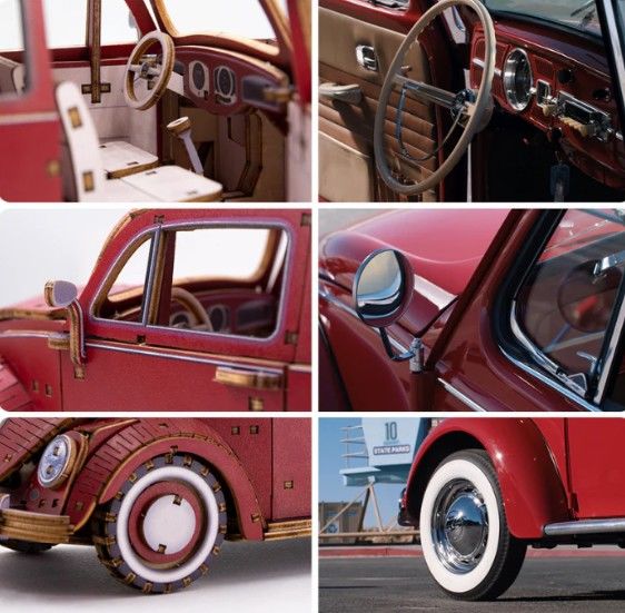 AZO525169 Azone wa-gu-mi Volkswagen Beetle (346 Pieces) Level 4 - RED