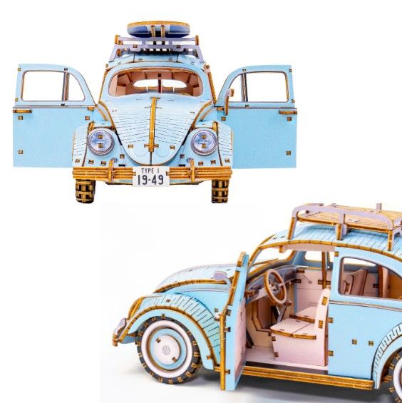 AZO525176 Azone wa-gu-mi Volkswagen Beetle (346 Pieces) Level 4 - BLUE