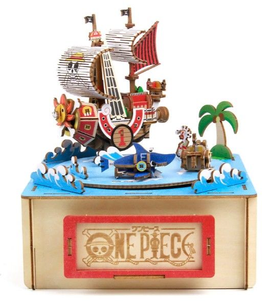 AZO525190 Azone One Piece Straw Hat Crew with Music Box (155 Pcs) Level 4