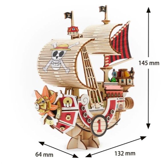 AZO525220 Azone wa-gu-mi One Piece Thousand Sunny (135 Pieces) Level 4