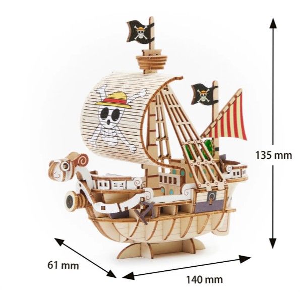 AZO525237 Azone wa-gu-mi One Piece Going Merry (88 Pieces) Level 3