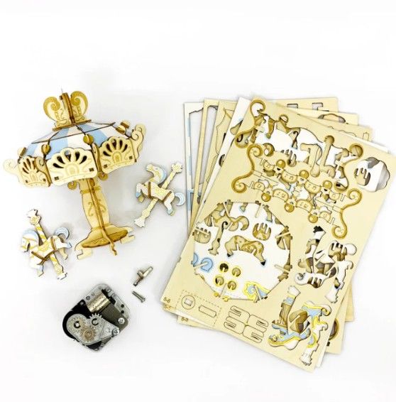 AZO525374 Azone wa-gu-mi Merry-Go-Round with Music Box (102 Pcs) Level 3