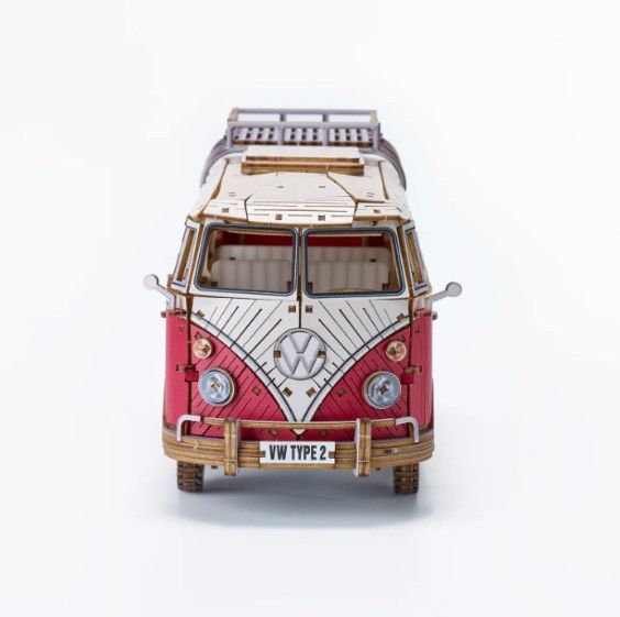 AZO525930 Azone Vintage Volkswagen (T1) Camper Van (395 Pcs) Level - RED