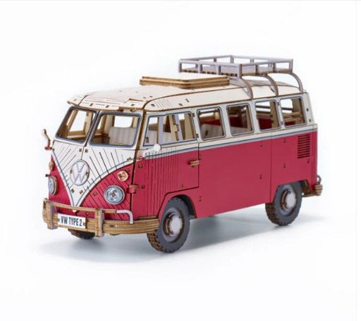 AZO525930 Azone Vintage Volkswagen (T1) Camper Van (395 Pcs) Level - RED