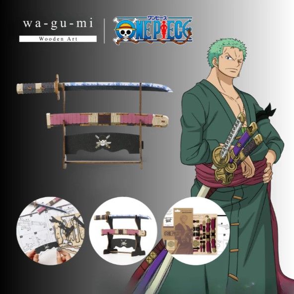 AZO526005 Azone One Piece Roronoa Zoro Sword Sandai Kitetsu (28 Pcs) Leve