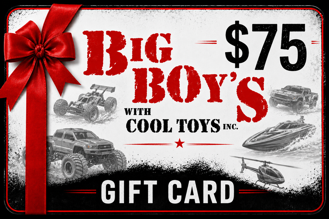 Big Boys With Cool Toys Gift Cards $25 - $1000