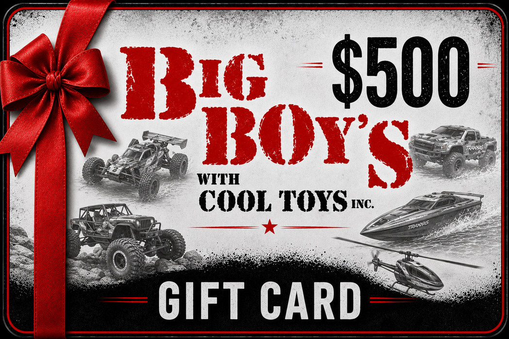 Big Boys With Cool Toys Gift Cards $25 - $1000