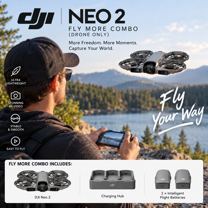 CP.FP.00000271.01 DJI Neo 2 Fly More Combo (Drone Only)
