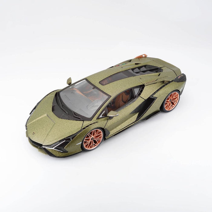 BUR18-11046 Bburago 1/18 Lamborghini Si?n FKP37 (Metallic Matte Green)