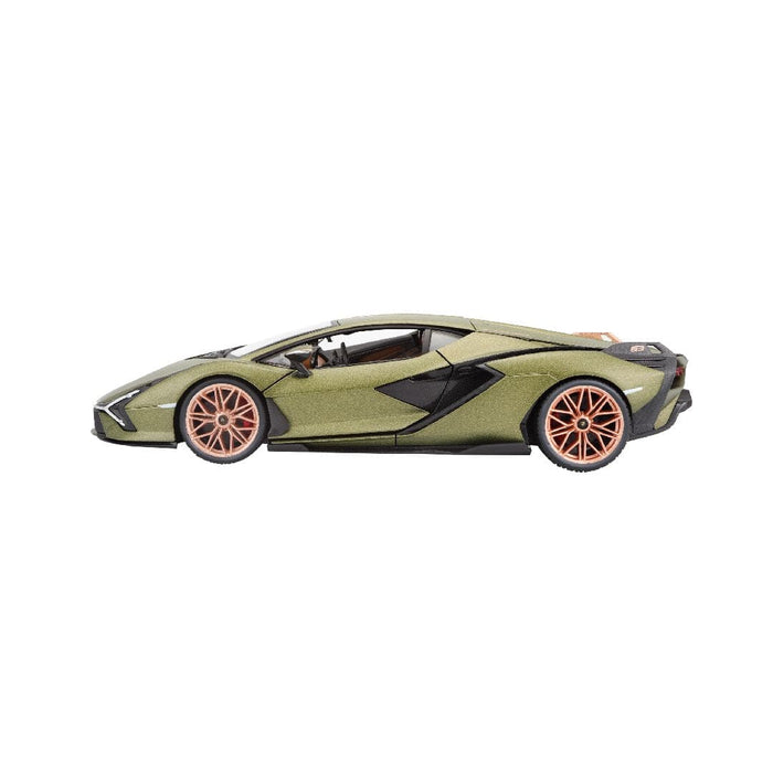 BUR18-11046 Bburago 1/18 Lamborghini Si?n FKP37 (Metallic Matte Green)