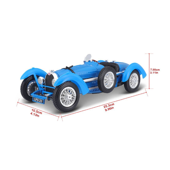 BUR18-12062 Bburago 1/18 Bugatti Type 59 (Blue)