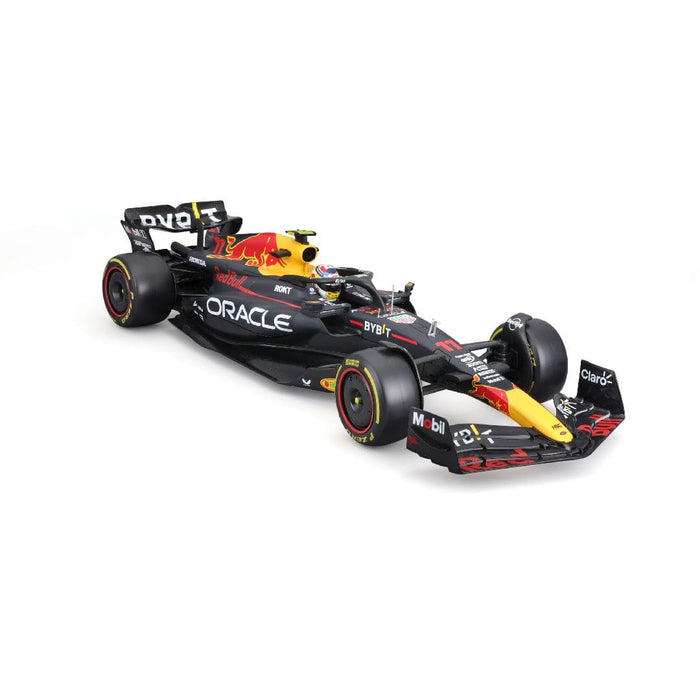 BUR18-18003-P Bburago 1/18 Red Bull RB19 (2023) w/driver (Perez #11)