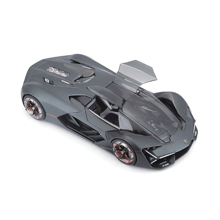 BUR18-21094 Bburago 1/24 Lamborghini Terzo Millenio (Metallic Grey)