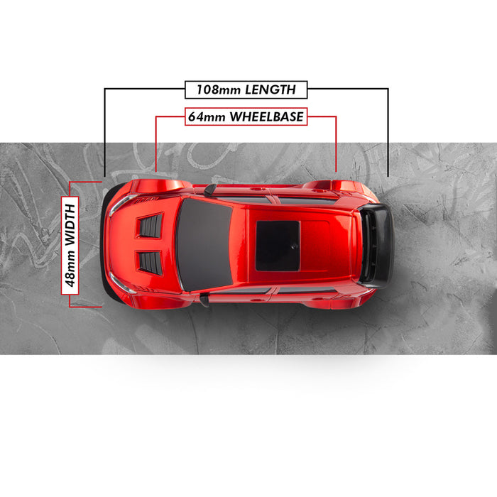 BZN548100 Myte D 1/43 Drift Car - Red