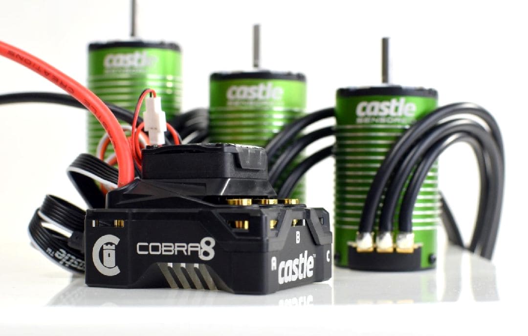 CAS010-0172-01 Castle Creations Cobra 8 25.2V ESC w/ 1512-1800KV Combo