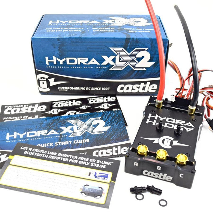 CSE010017300 Castle Creations HYDRA XLX2, 8S, 33.6V ESC, 20A PEAK BEC