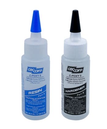 CECE-000566 CECCORP C-Poxy 5, 5 min Epoxy Glue Kit (4.25 oz)