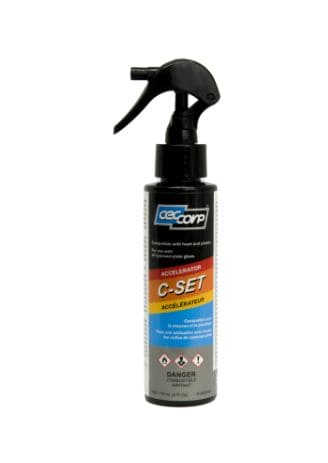 cecs-00081 CECCORP C-Set CA Glue Accelerator Mist Spray - Foam Safe (2 oz)