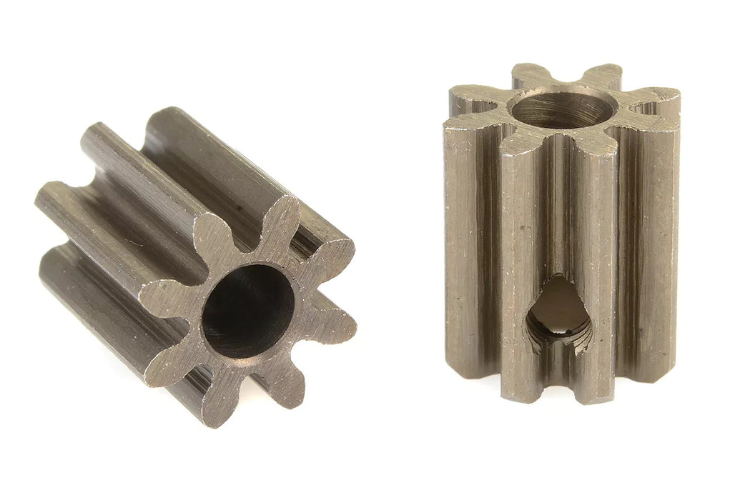 COR71508 32 DP Pinion - Short - Hardened Steel - 8 Teeth - Shaft Dia. 3.17mm