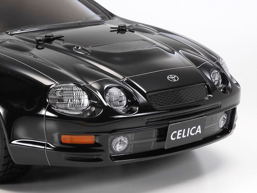 TAM47510 1/10 R/C Toyota Celica GT-Four, (ST205) Black Painted Body (TT-02)