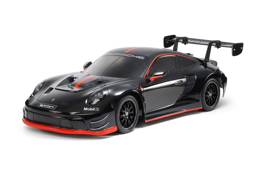 TAM47512 1/10 R/C Porsche 911 GT3 R (992), Black Painted Body, (TT-02)