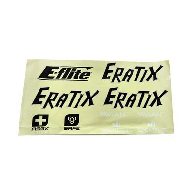 EFL-13372 E-Flite Decal Sheet: Eratix 3D SWS 1.6m (64")