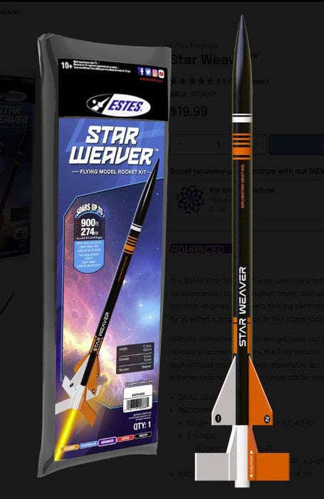 EST0688 Estes Rockets Starweaver - Advanced