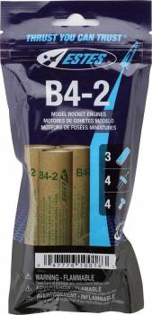 EST10018 Estes Rockets B4-2 (3 ea) - Bagged