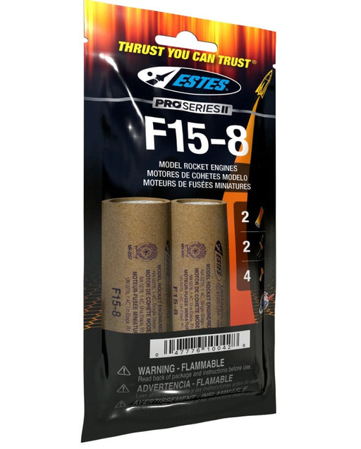 EST10042 Estes Rockets F15-8 29 mm (2 ea) - Bagged