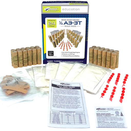 EST1699 Estes 1/4A3-3T Engines - 24 Pack