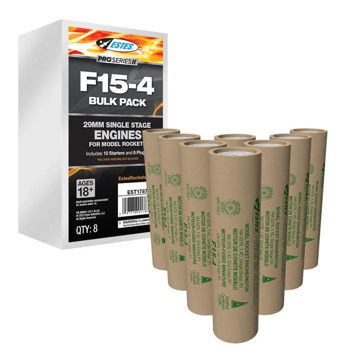EST1787 Estes F15-4 Engine Bulk Pack