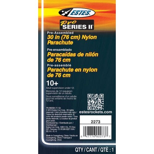 EST2273 Estes Rockets 30" Nylon Parachute
