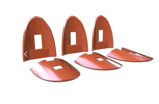 EST3052 Estes Rockets BT-60 Shock Cord Anchors, Orange (6pk)