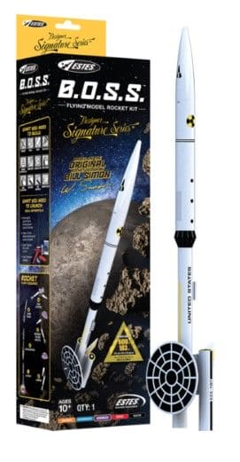 EST7316 Estes Rockets B.O.S.S. (Belt Object Survey Ship)