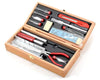 EXL44291 Excel Deluxe Ship Modelers Tool Set w/Wood Box