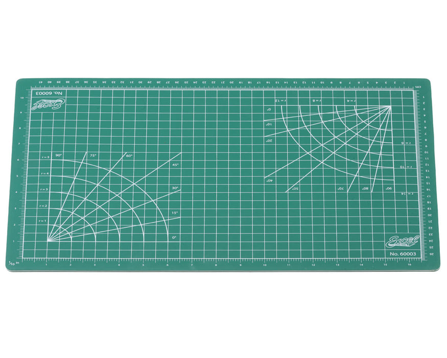 EXL60003 Excel Self-Healing Cutting Mat (Green) (12x18")