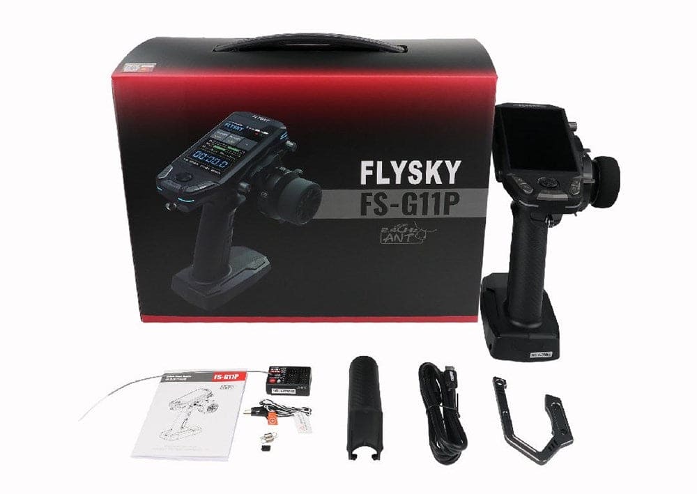 FLYFS-G11P FlySky G11P ANT 11-Channe; 2.4GHz Transmitter w/ R11P Recei