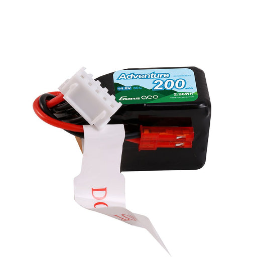 GEA2004S30JST Gens Ace 200mAh 4S 14.8V 30C Lipo Battery Pack with JST Plug