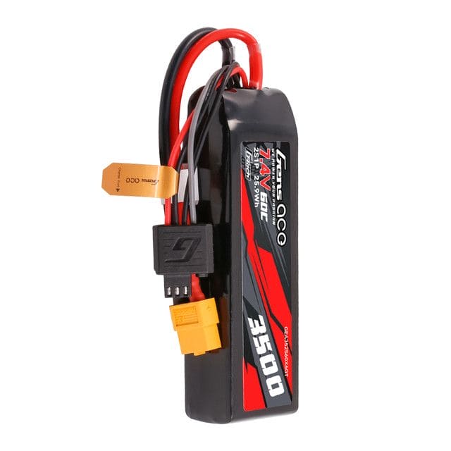 GEA352S60X6GT Gens Ace G-Tech 3500mAh 2S 7.4V 60C Lipo Battery w/ XT60 Plug
