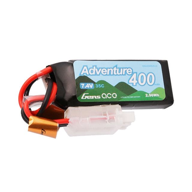 GEA354002SJS 400mAh 2S 7.4V 35C LiPo Battery: Axial SCX24