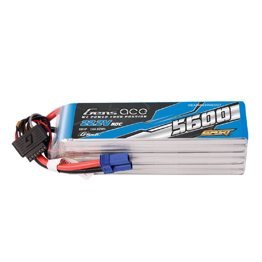 GEA566S80SE5GT Gens Ace Sport G-Tech 3500mAh 12S 80C 44.4V Lipo with XT90-Plug