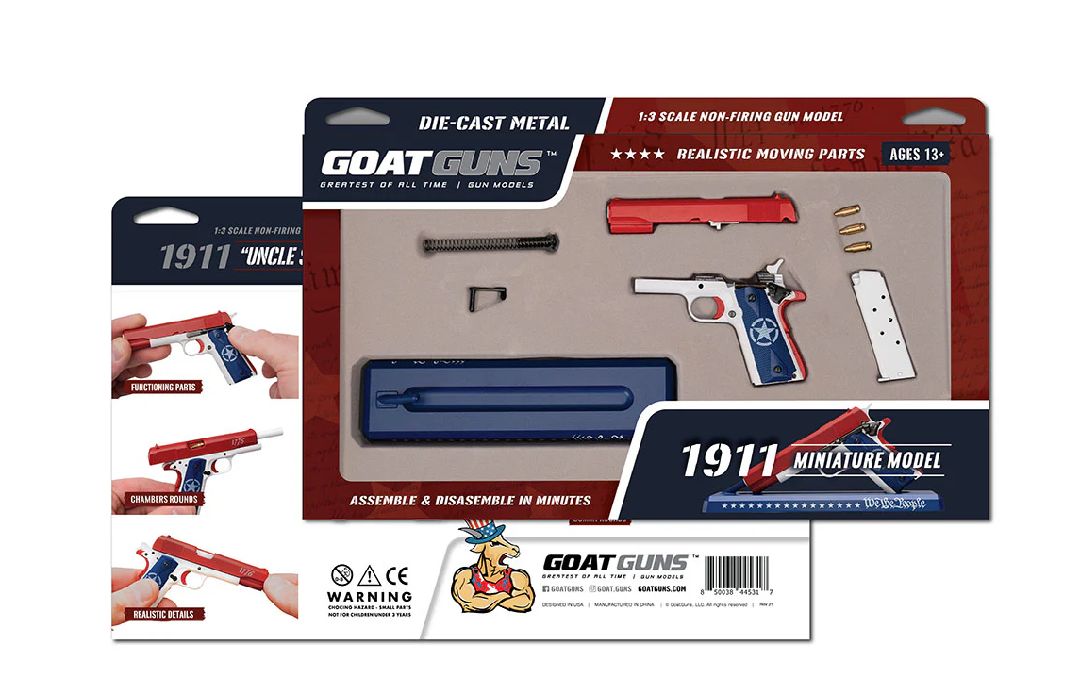 GOA1911-USA 1/2.5 Scale Die Cast 1911 Model, USA