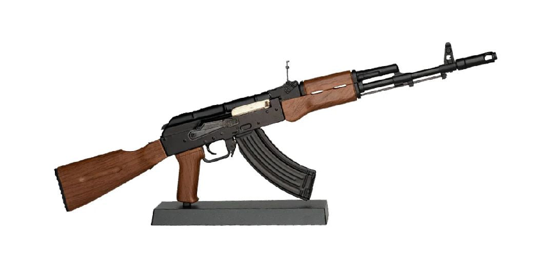 GOAAK-BLACK 1/3 Scale Die Cast AK47 Model Rifle, Black