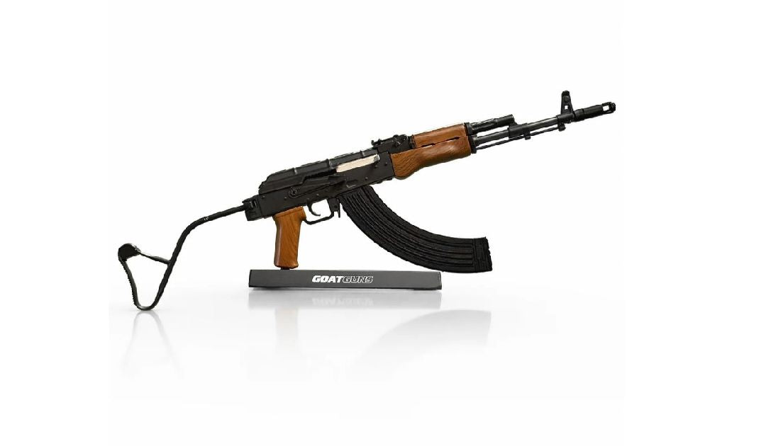GOAAK-WIRE-BLACK GoatGuns AK47 Wirestock Metal Diecast Kit