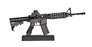 GOAAR-BLACK 1/3 Scale Die Cast AR15 Model Rifle, Black