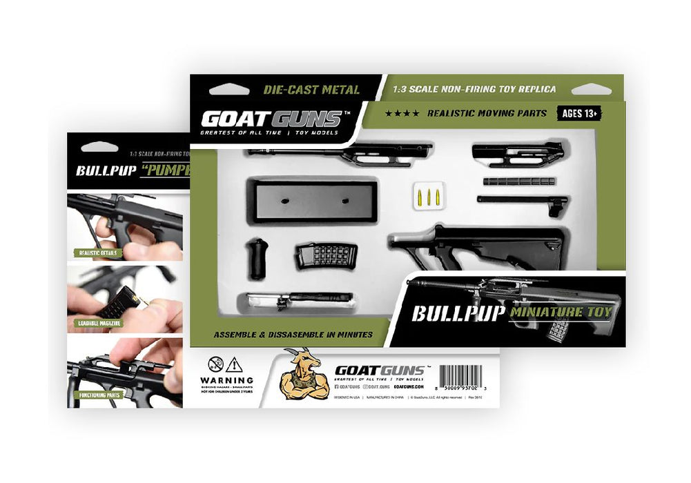 GOABP-BLACK 1/3 Scale Die Cast Bullpup Model, Black