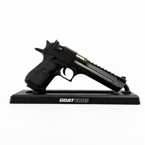 GOADEAGLE-BLACK GoatGuns Minature Magnum Research Desert Eagle Metal Diecast Kit