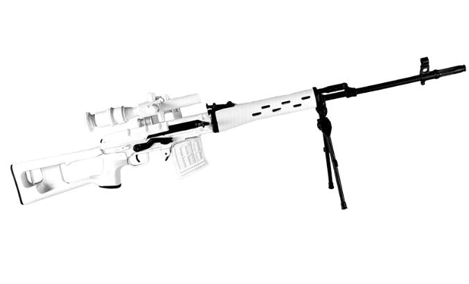 GOAKIT-ARCTIC GoatGuns Arctic kit. Includes 3 Guns - M1, SCAR, and SVD